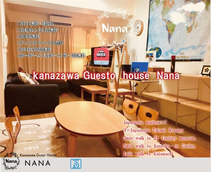 Kanazawa Guest House Nana Exterior foto